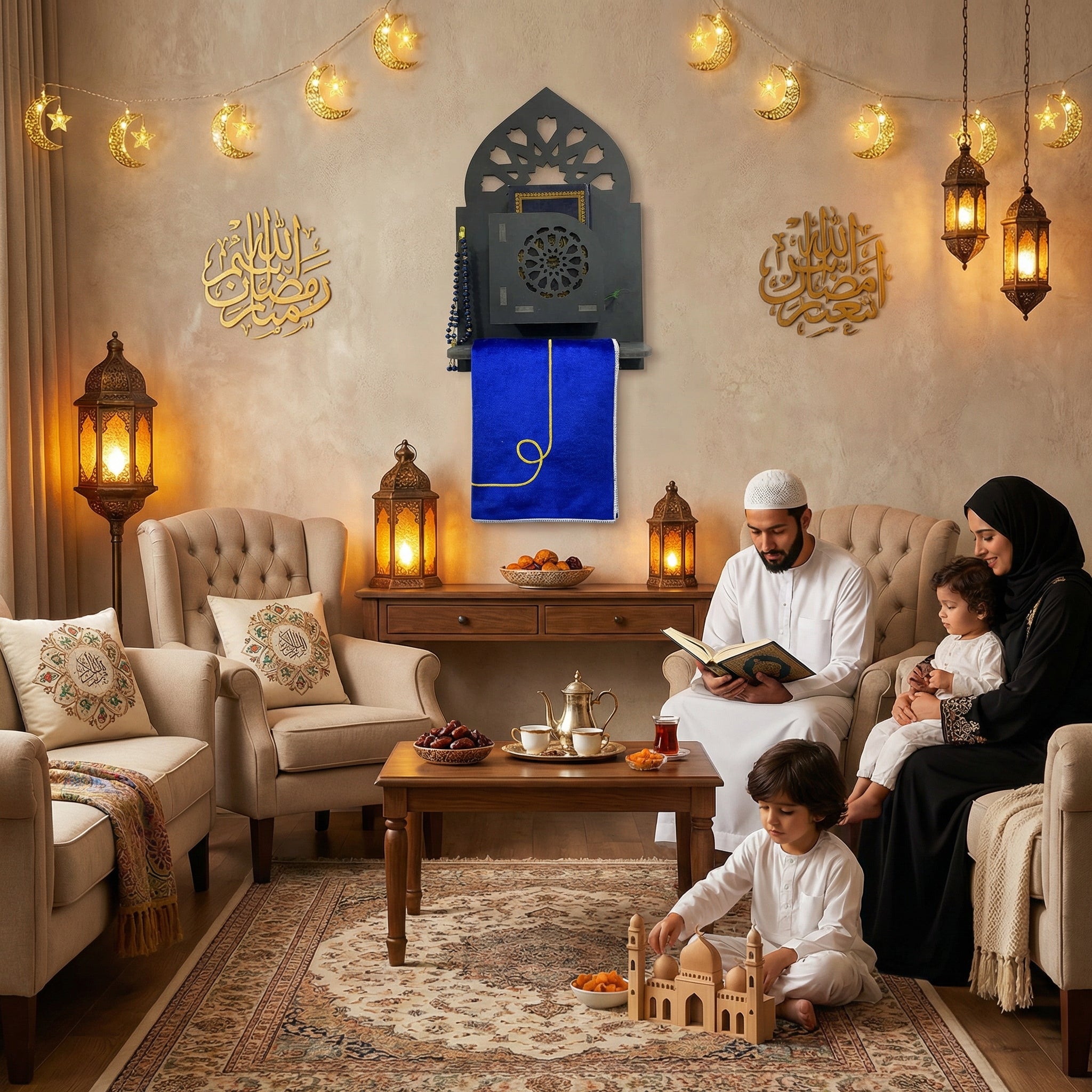 منظم السجادة الجداري حجم كبير