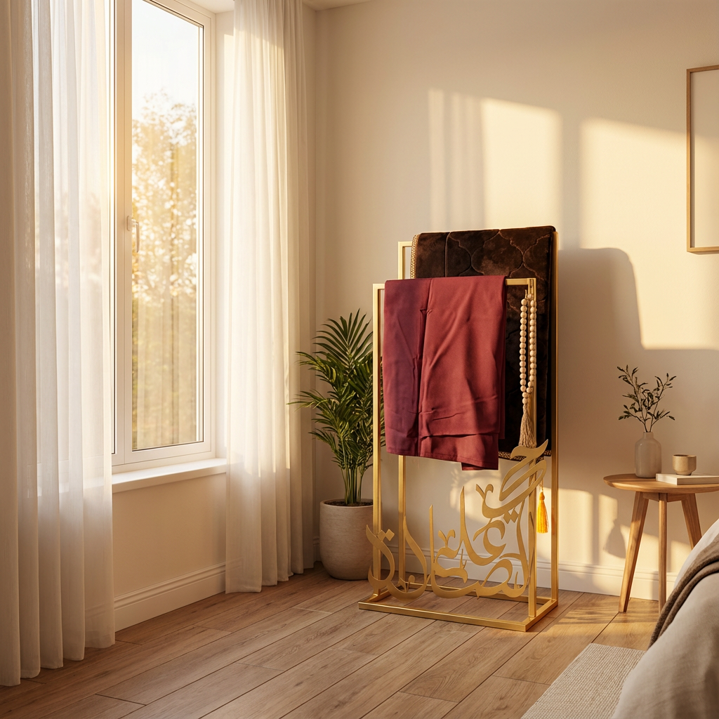 منظم سجادة الصلاة المعدني حجم كبير (440ألف)